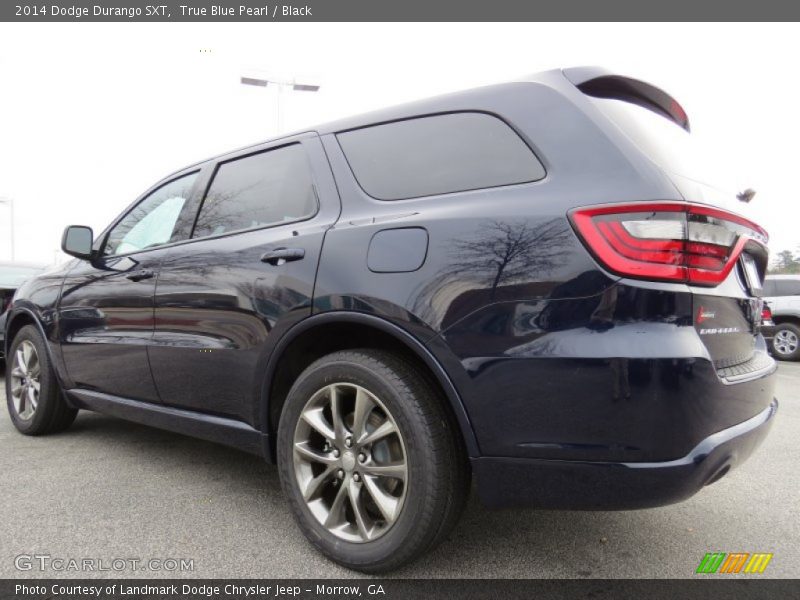 True Blue Pearl / Black 2014 Dodge Durango SXT