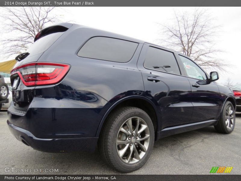 True Blue Pearl / Black 2014 Dodge Durango SXT