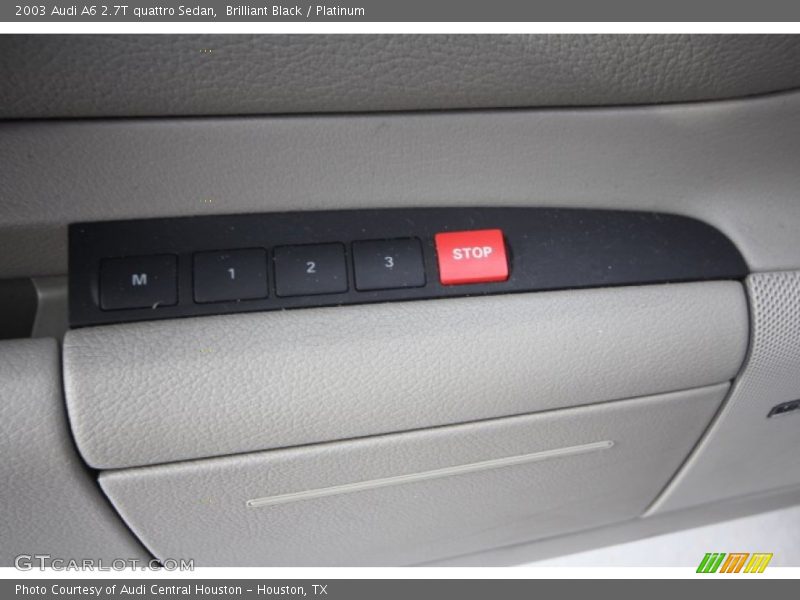 Brilliant Black / Platinum 2003 Audi A6 2.7T quattro Sedan