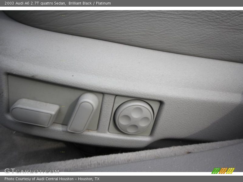 Brilliant Black / Platinum 2003 Audi A6 2.7T quattro Sedan
