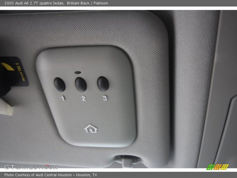 Brilliant Black / Platinum 2003 Audi A6 2.7T quattro Sedan