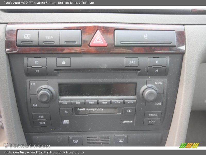 Brilliant Black / Platinum 2003 Audi A6 2.7T quattro Sedan