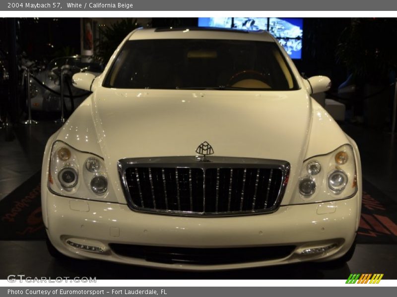 White / California Beige 2004 Maybach 57