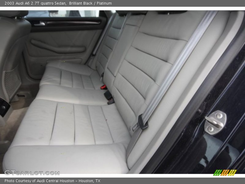 Brilliant Black / Platinum 2003 Audi A6 2.7T quattro Sedan