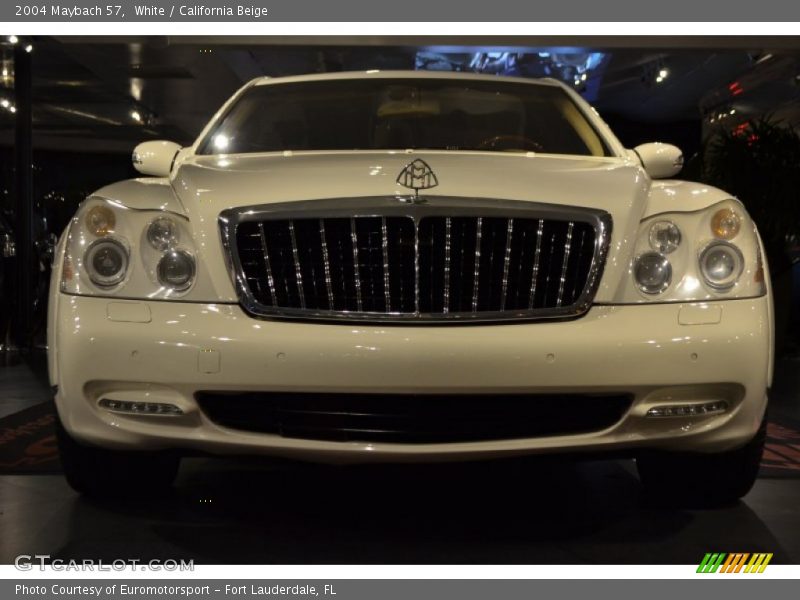 White / California Beige 2004 Maybach 57