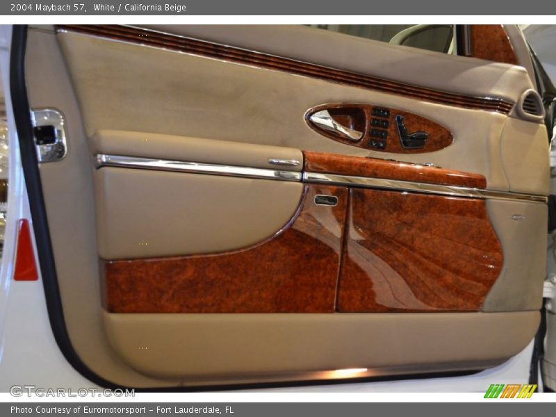 White / California Beige 2004 Maybach 57