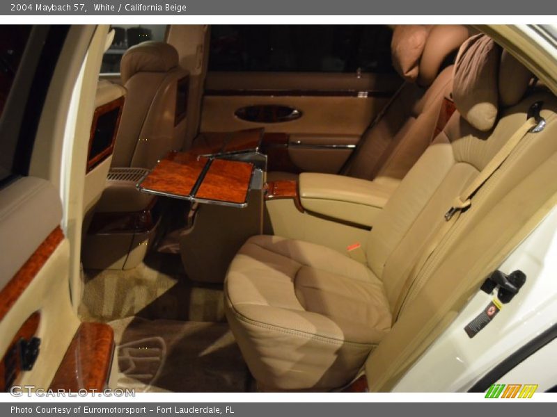 White / California Beige 2004 Maybach 57