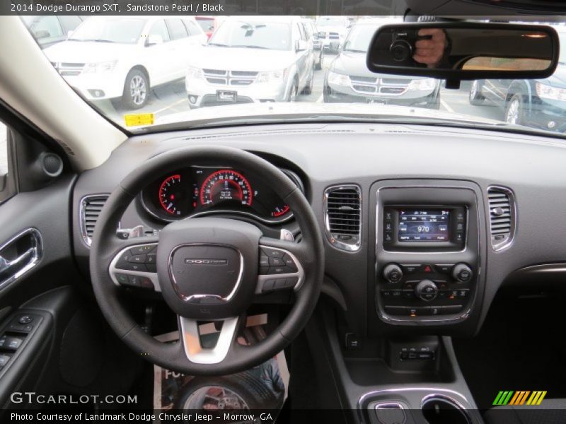 Sandstone Pearl / Black 2014 Dodge Durango SXT