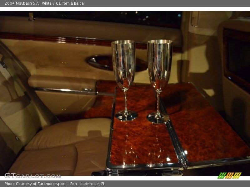 White / California Beige 2004 Maybach 57