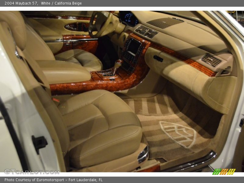 White / California Beige 2004 Maybach 57