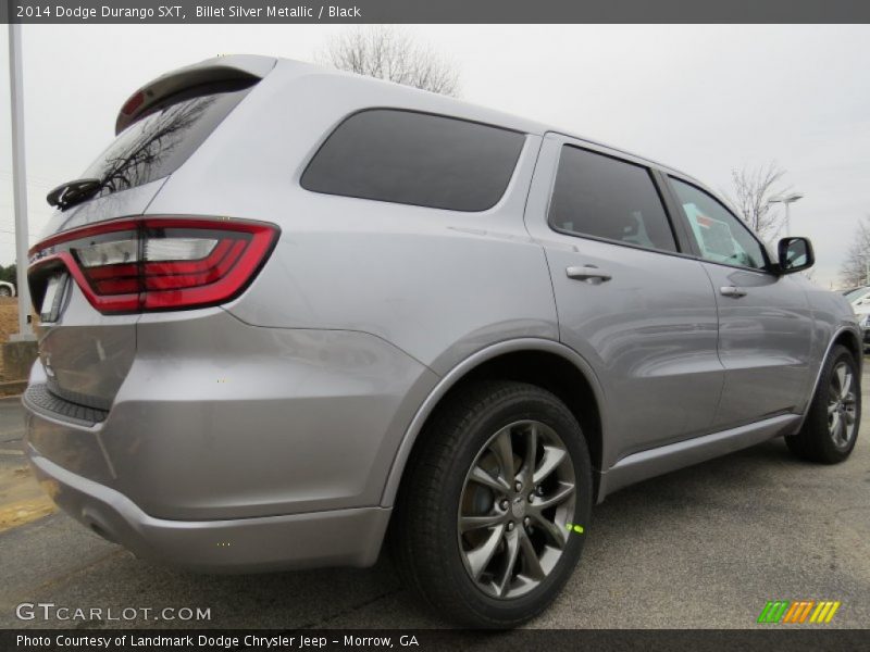 Billet Silver Metallic / Black 2014 Dodge Durango SXT