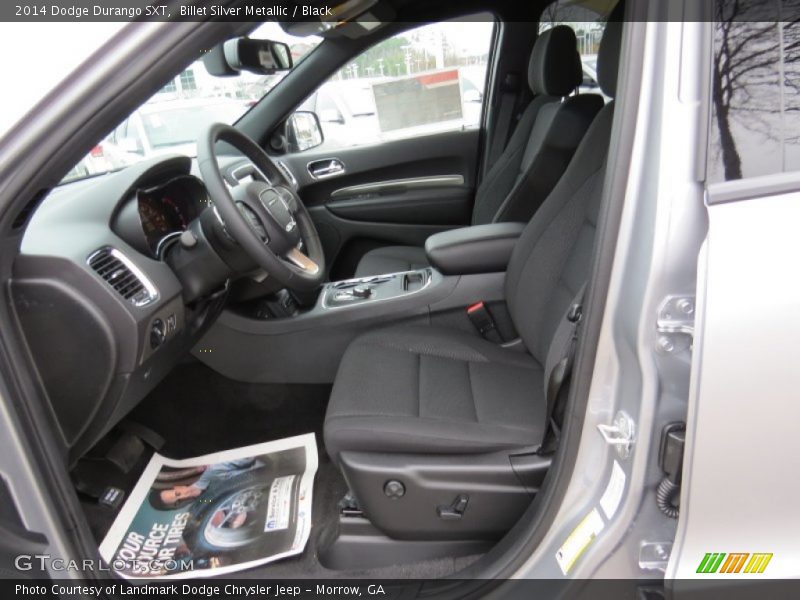 Billet Silver Metallic / Black 2014 Dodge Durango SXT