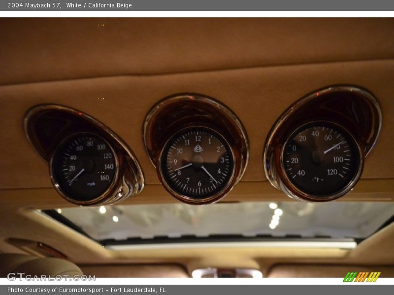 White / California Beige 2004 Maybach 57