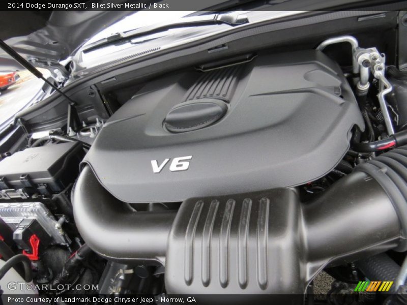 Billet Silver Metallic / Black 2014 Dodge Durango SXT