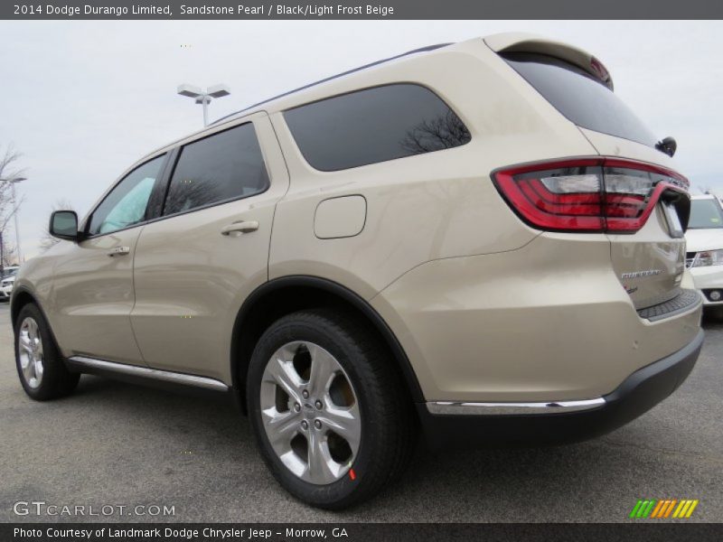 Sandstone Pearl / Black/Light Frost Beige 2014 Dodge Durango Limited