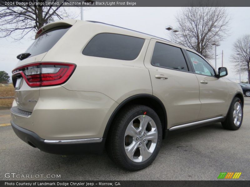 Sandstone Pearl / Black/Light Frost Beige 2014 Dodge Durango Limited