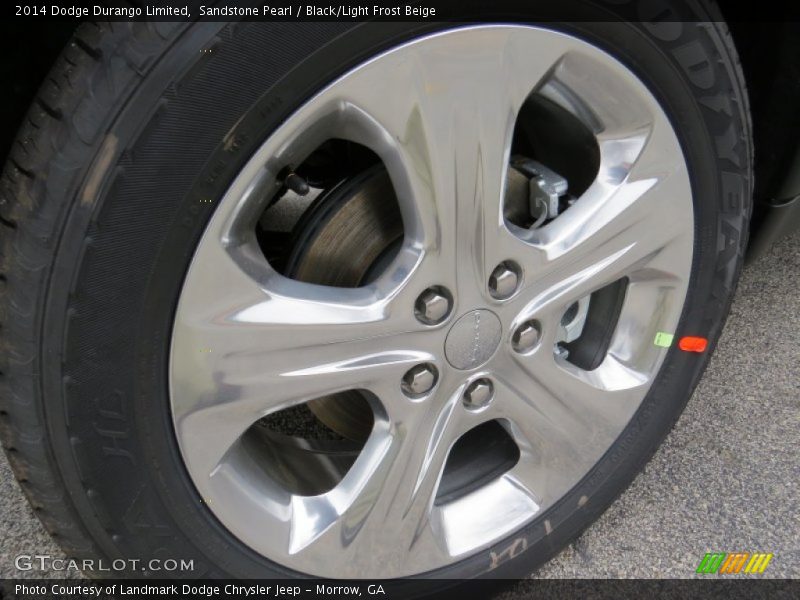 Sandstone Pearl / Black/Light Frost Beige 2014 Dodge Durango Limited