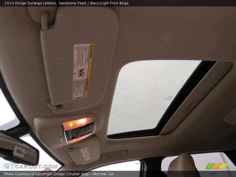 Sandstone Pearl / Black/Light Frost Beige 2014 Dodge Durango Limited