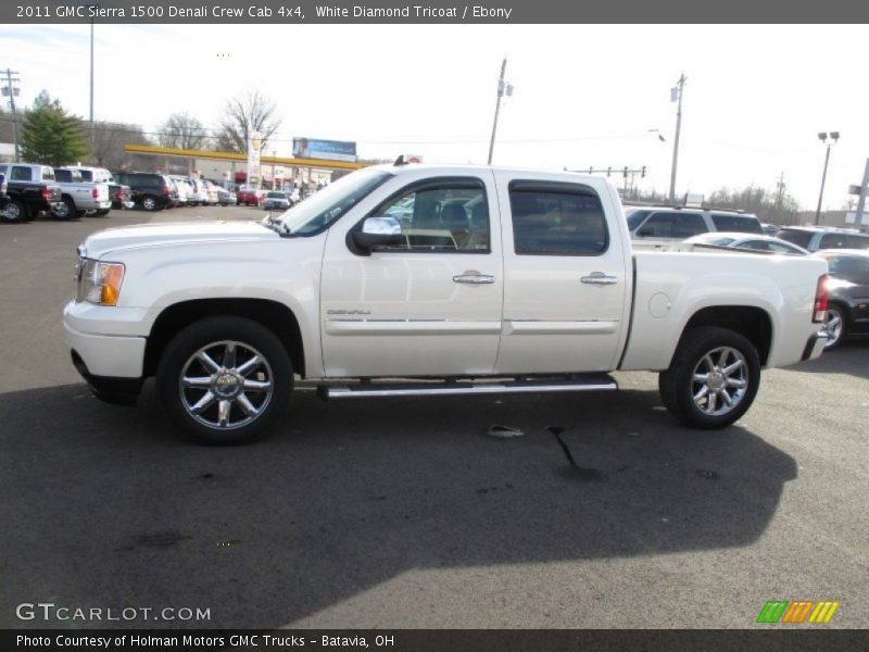 White Diamond Tricoat / Ebony 2011 GMC Sierra 1500 Denali Crew Cab 4x4