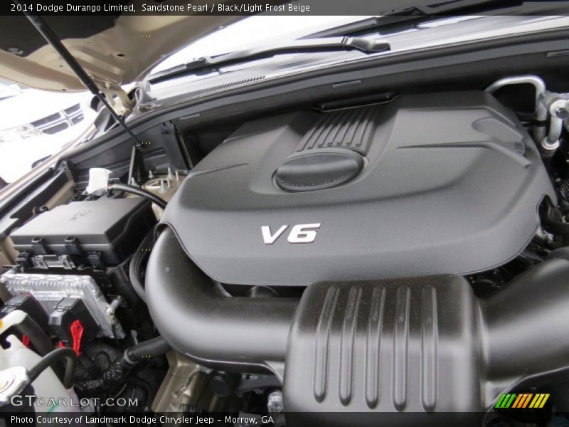 Sandstone Pearl / Black/Light Frost Beige 2014 Dodge Durango Limited