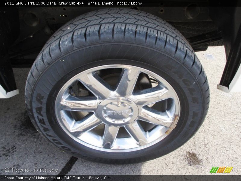 White Diamond Tricoat / Ebony 2011 GMC Sierra 1500 Denali Crew Cab 4x4