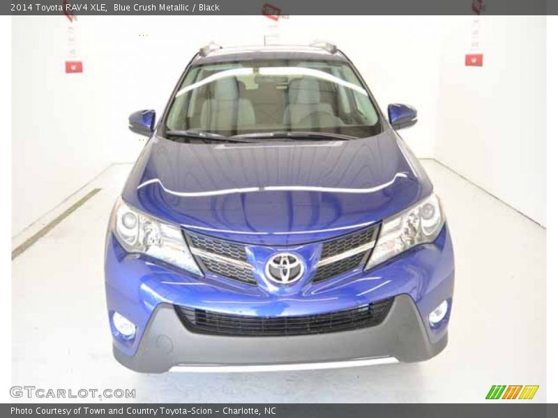 Blue Crush Metallic / Black 2014 Toyota RAV4 XLE