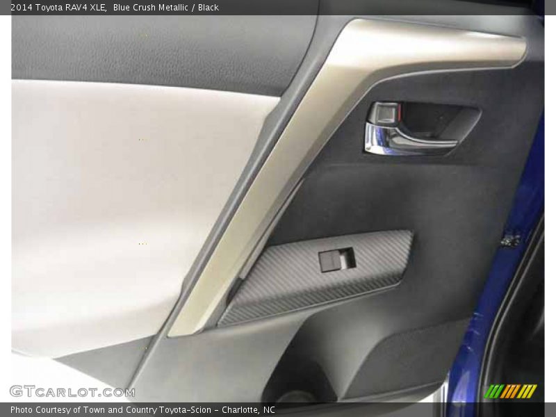Blue Crush Metallic / Black 2014 Toyota RAV4 XLE