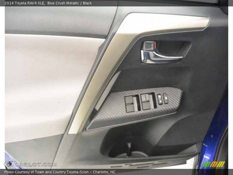 Blue Crush Metallic / Black 2014 Toyota RAV4 XLE