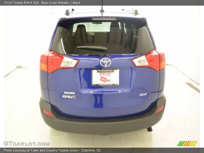 Blue Crush Metallic / Black 2014 Toyota RAV4 XLE