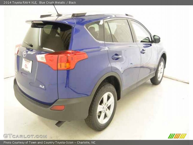 Blue Crush Metallic / Black 2014 Toyota RAV4 XLE