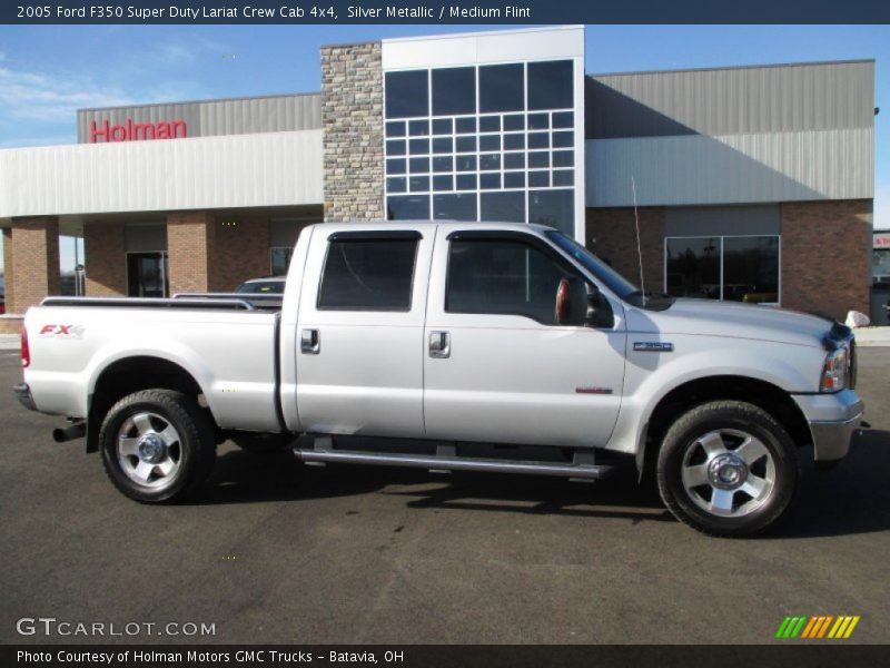 Silver Metallic / Medium Flint 2005 Ford F350 Super Duty Lariat Crew Cab 4x4