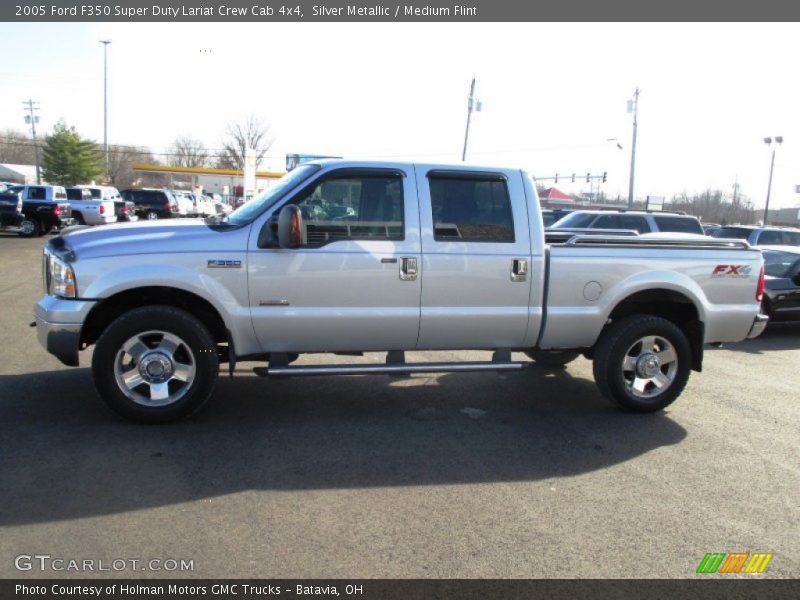 Silver Metallic / Medium Flint 2005 Ford F350 Super Duty Lariat Crew Cab 4x4