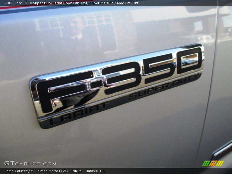 Silver Metallic / Medium Flint 2005 Ford F350 Super Duty Lariat Crew Cab 4x4