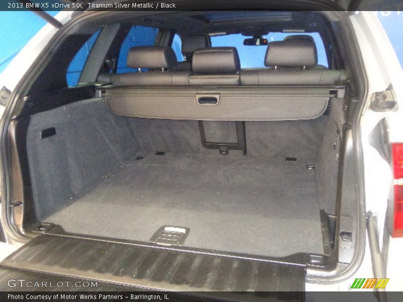 Titanium Silver Metallic / Black 2013 BMW X5 xDrive 50i
