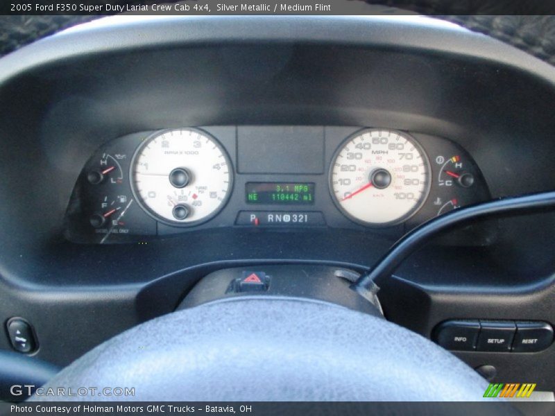 Silver Metallic / Medium Flint 2005 Ford F350 Super Duty Lariat Crew Cab 4x4