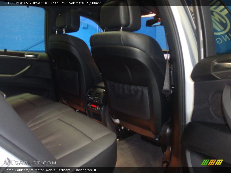 Titanium Silver Metallic / Black 2013 BMW X5 xDrive 50i