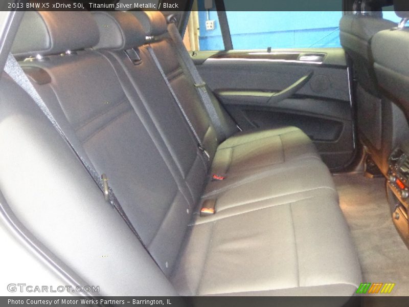 Titanium Silver Metallic / Black 2013 BMW X5 xDrive 50i