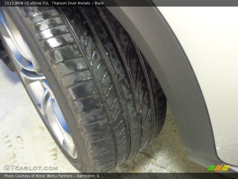 Titanium Silver Metallic / Black 2013 BMW X5 xDrive 50i