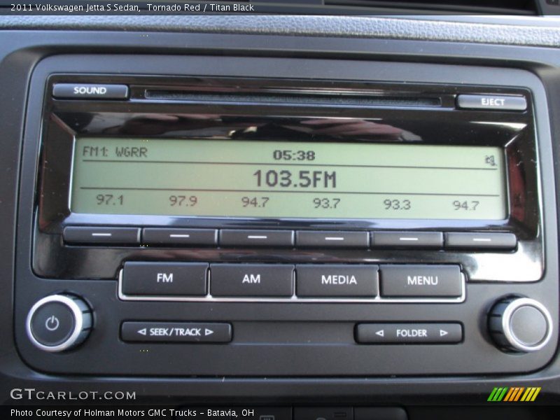 Tornado Red / Titan Black 2011 Volkswagen Jetta S Sedan