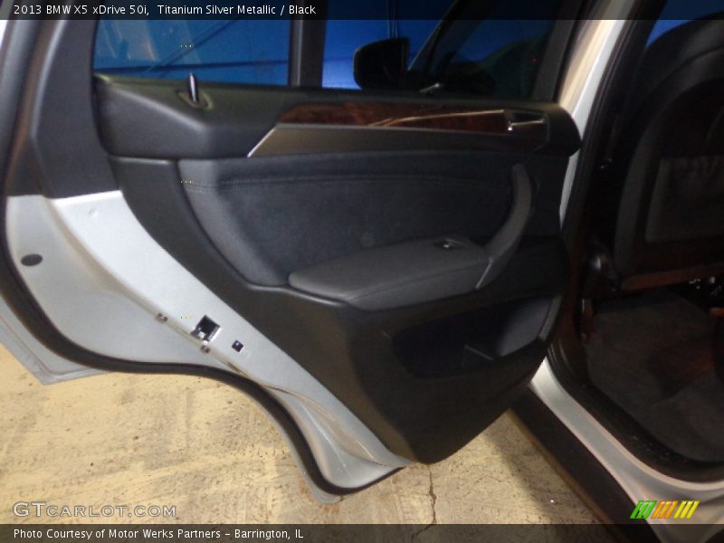 Titanium Silver Metallic / Black 2013 BMW X5 xDrive 50i