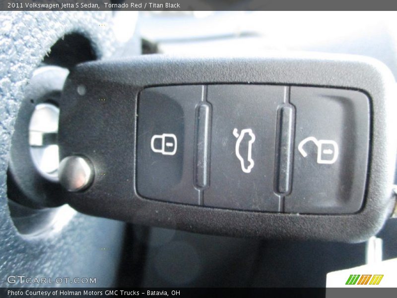 Tornado Red / Titan Black 2011 Volkswagen Jetta S Sedan