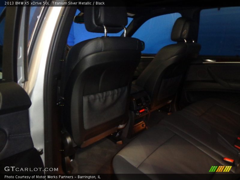 Titanium Silver Metallic / Black 2013 BMW X5 xDrive 50i