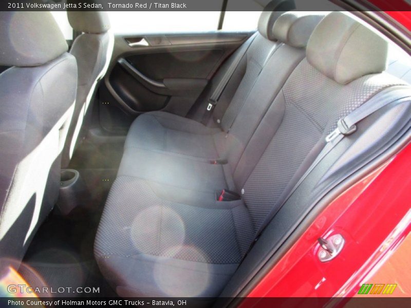 Tornado Red / Titan Black 2011 Volkswagen Jetta S Sedan