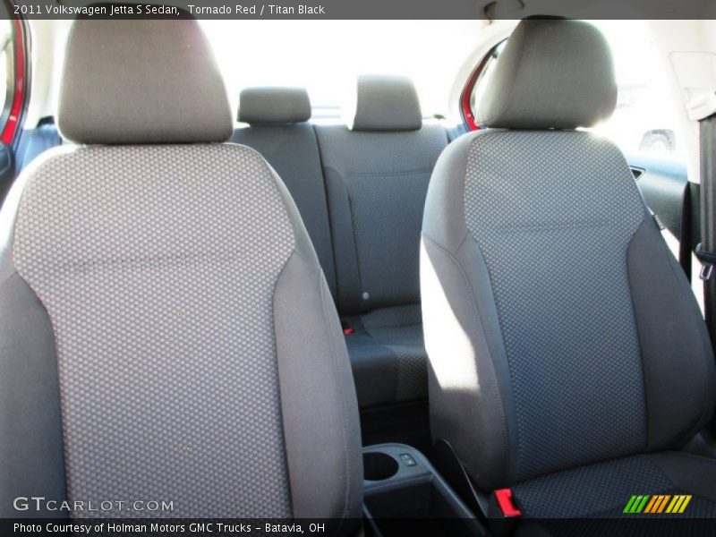 Tornado Red / Titan Black 2011 Volkswagen Jetta S Sedan