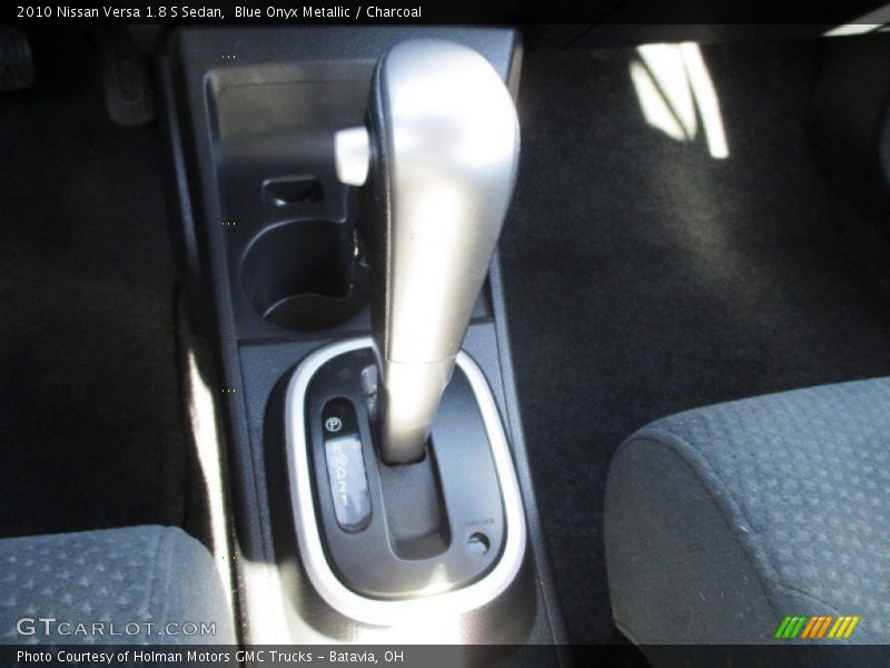 Blue Onyx Metallic / Charcoal 2010 Nissan Versa 1.8 S Sedan