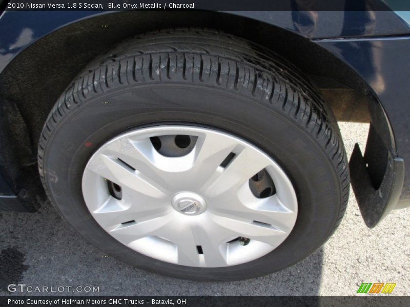 Blue Onyx Metallic / Charcoal 2010 Nissan Versa 1.8 S Sedan