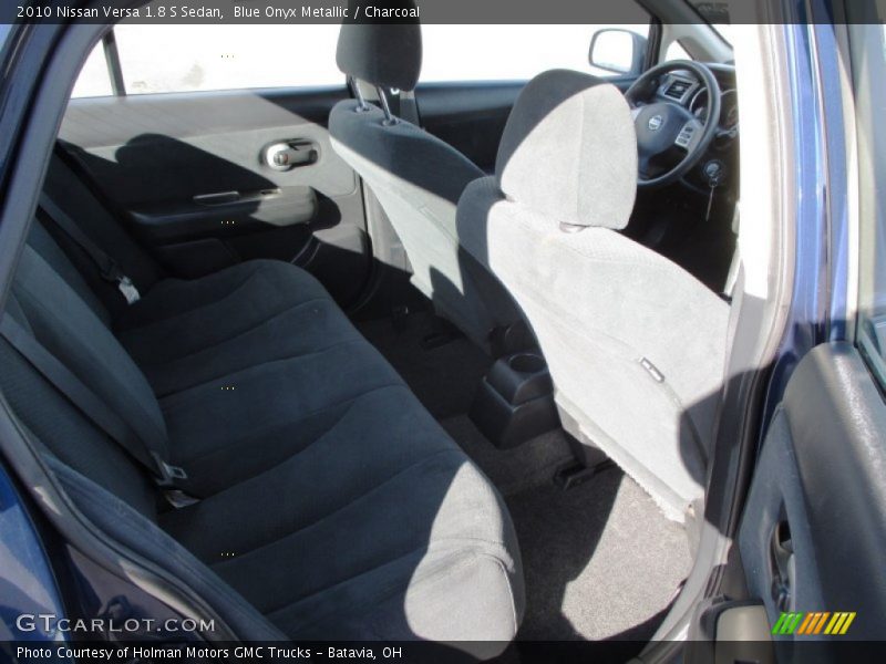 Blue Onyx Metallic / Charcoal 2010 Nissan Versa 1.8 S Sedan