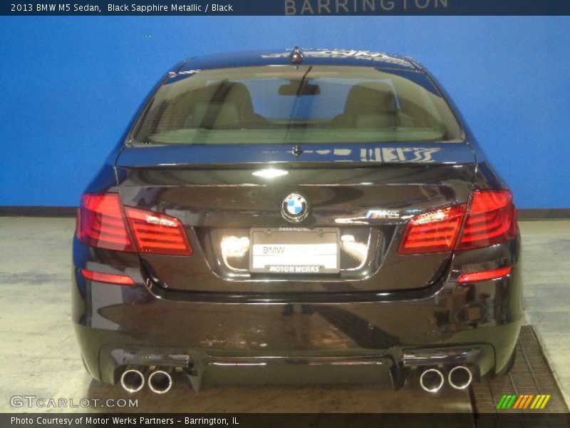 Black Sapphire Metallic / Black 2013 BMW M5 Sedan