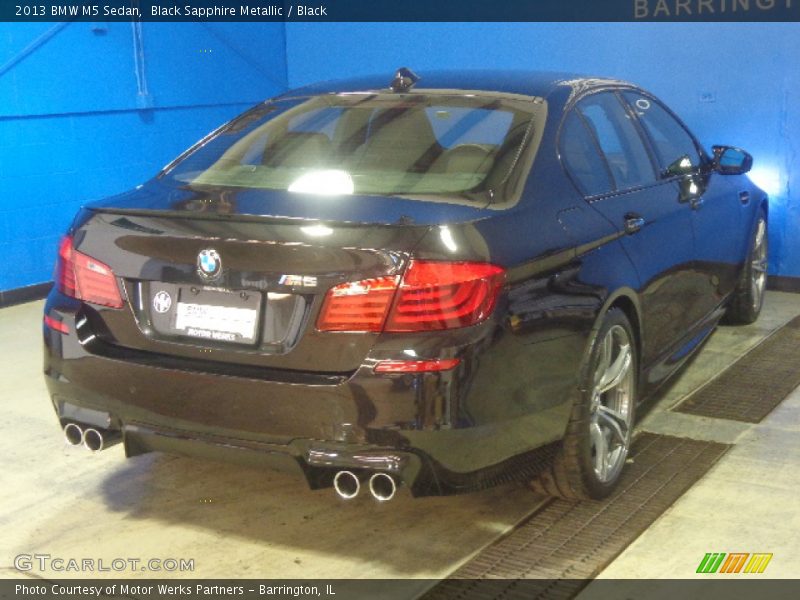 Black Sapphire Metallic / Black 2013 BMW M5 Sedan