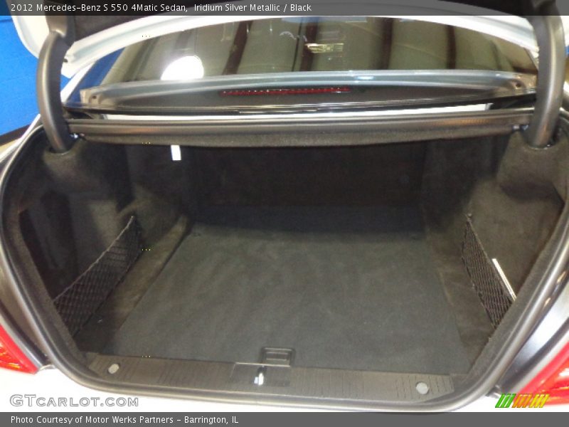 Iridium Silver Metallic / Black 2012 Mercedes-Benz S 550 4Matic Sedan